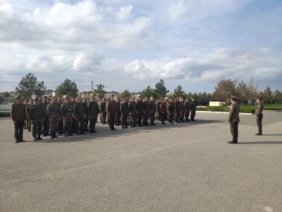 FHN-nin Akademiyasının Kadrların yenidən hazırlığı və ixtisasartırma fakültəsinin DYMX-nin manqa komandiri vəzifəsinə namizədləri ilə keçirdiyi "İxtisasartırma" kursu başa çatmışdır.