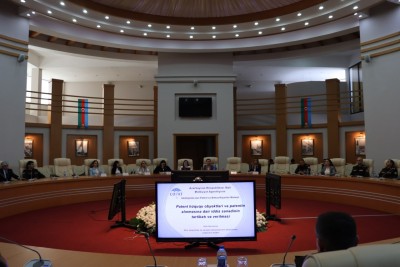 FHN Akademiyasında "Sənaye mülkiyyətinin obyektləri və onların qeydiyyatı" mövzusunda maarifləndirici konfrans keçirilib.