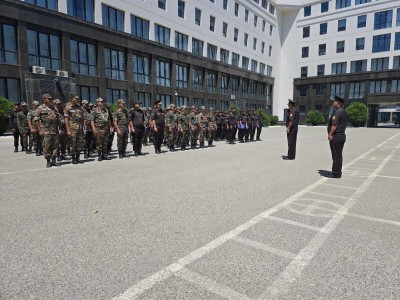 FHN Akademiyasının Kadrların yenidən hazırlığı və ixtisasartırma fakültəsinin DYMX-nin yanğınsöndürənləri ilə keçirdiyi "İlkin hazırlıq" kursu başa çatmışdır.