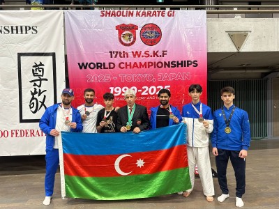 Azərbaycan karateçiləri 17-ci Dünya çempionatında yüksək nəticələr əldə ediblər