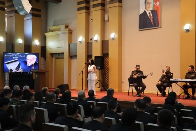 Fövqəladə Hallar Nazirliyinin Akademiyasında xalq şairi Bəxtiyar Vahabzadənin yaradıcılığına həsr olunmuş ədəbi-bədii tədbir keçirilib