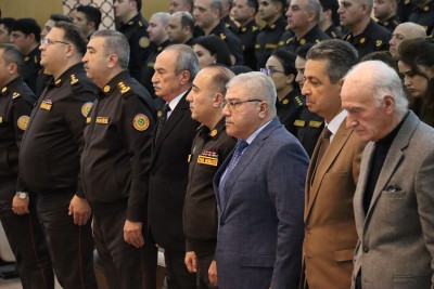 Fövqəladə Hallar Nazirliyi Akademiyasında “Zəfər bayramı”na həsr olunmuş tədbir keçirilib