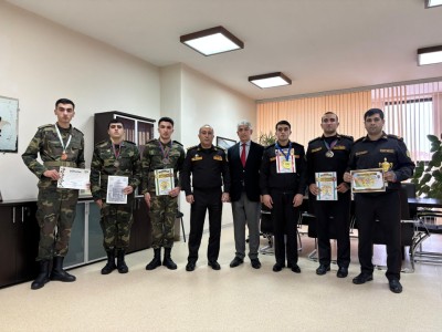 FHN-in qurumları arasında “Konstitusiya və Suverenlik İli”nə həsr olunmuş sərbəst güləş çempionatında Akademiyanın kursant və əməkdaşları iştirak edib